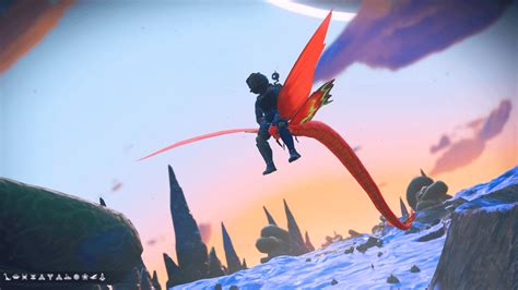 no man's sky taming flying creatures.